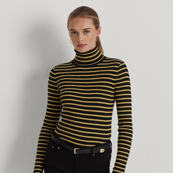 Ralph Lauren Sweaters Sale Ralph Lauren Turtleneck Metallic Gold